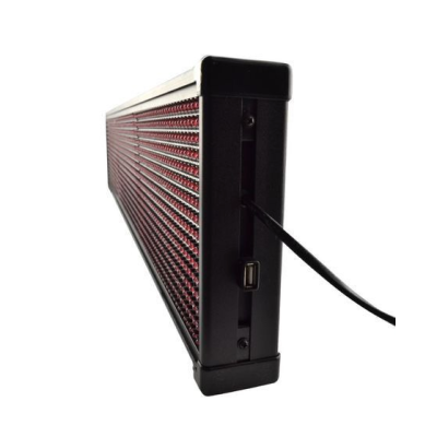 Panou luminos de exterior 100 x 20 cm LED ROSU