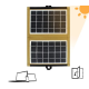 Panou Solar Fotovoltaic Portabil CCLamp Tip Husa 7w USB