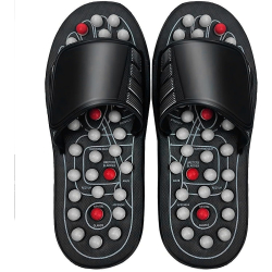 Papuci pentru masaj in talpi cu efect terapeutic pentru relaxare si stimularea circulatiei
