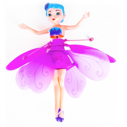 Papusa tip-zana zburatorare cu control interactiv al mainii 19x6.5cm OFF