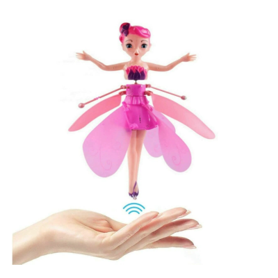 Papusa tip-zana zburatorare cu control interactiv al mainii 19x6.5cm OFF