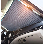 Parasolar auto retractabil impotriva razelor UV fixare prin ventuze 85 cm