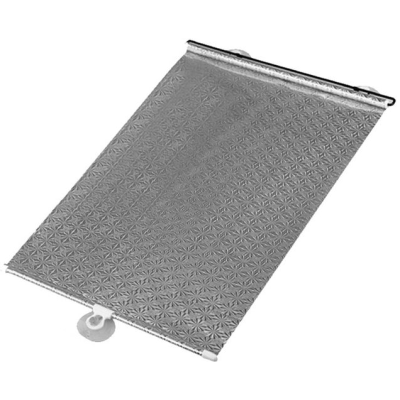 Parasolar retractabil cu ventuze pentru casa sau masina 58X125 cm Gri