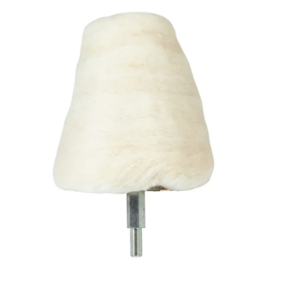 Pasla conica bumbac slefuit lustruit pentru bormasina