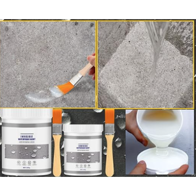 Pasta etansare suprafete Impermeabila transparenta + pensula 100g