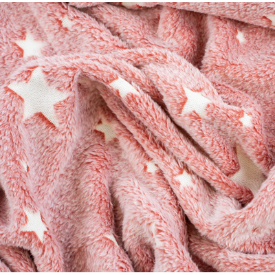 Patura 4Home Soft Dreams Stars luminoasa 150 x 200 cm