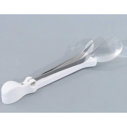 Penseta profesionala cu lupa si 2 leduri 50x5