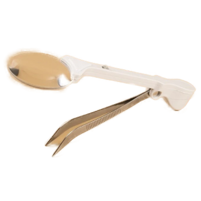 Penseta profesionala cu lupa si 2 leduri 50x5