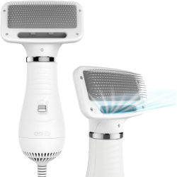 Perie cu feon 2 in 1 pentru caini si pisici , Uscator de par pentru animale