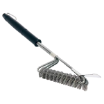 Perie de curatat gratar Inox 45 x 12 x 6 cm Negru/Argintiu