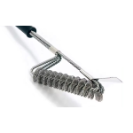 Perie de curatat gratar Inox 45 x 12 x 6 cm Negru/Argintiu