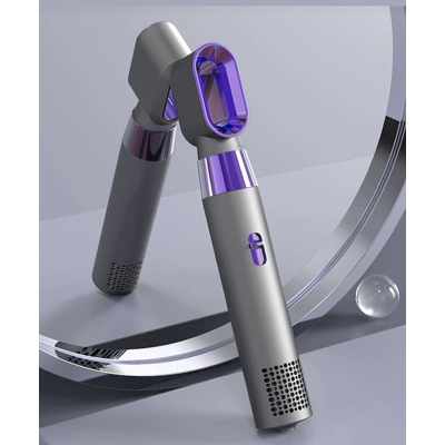 Perie de par cu aer cald Roz/Negru 3 capete de schimb