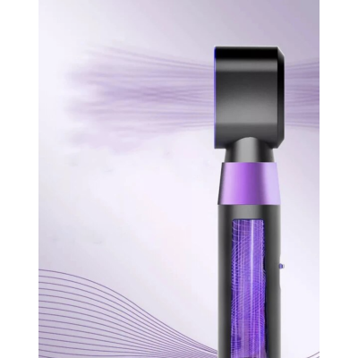 Perie de par cu aer cald Roz/Negru 3 capete de schimb