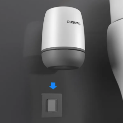 Perie de toaleta TPR pentru montaj pe perete Cilindrica