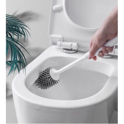 Perie de toaleta TPR pentru montaj pe perete Cilindrica