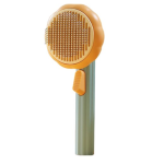 Perie pentru parul animalelor de companie cu buton pentru o curatare usoara