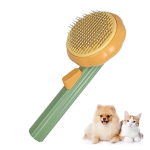Perie pentru parul animalelor de companie cu buton pentru o curatare usoara