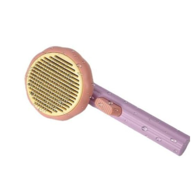 Perie pentru parul animalelor de companie cu buton pentru o curatare usoara