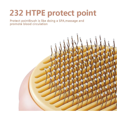 Perie pentru parul animalelor de companie cu buton pentru o curatare usoara