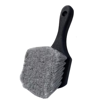 Perie pentru roti/anvelope 215 x 55 x 55 mm Gri/Negru