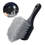 Perie pentru roti/anvelope 215 x 55 x 55 mm Gri/Negru