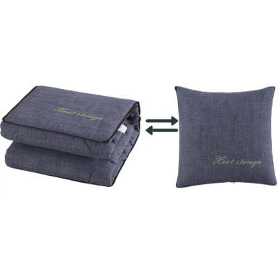 Perna 2 in 1 multifunctionala 40x40x10cm/110x150cm ALBASTRA