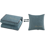 Perna 2 in 1 multifunctionala 40x40x10cm/110x150cm VERDE