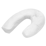 Perna alba din bumbac PP in forma de U sprijin cervical