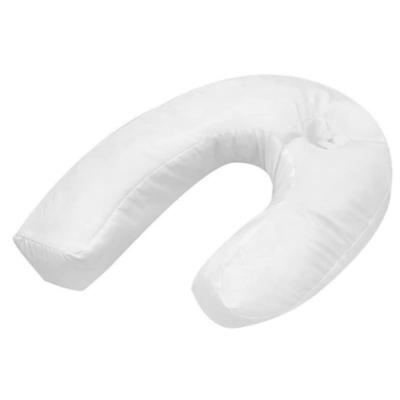 Perna alba din bumbac PP in forma de U sprijin cervical