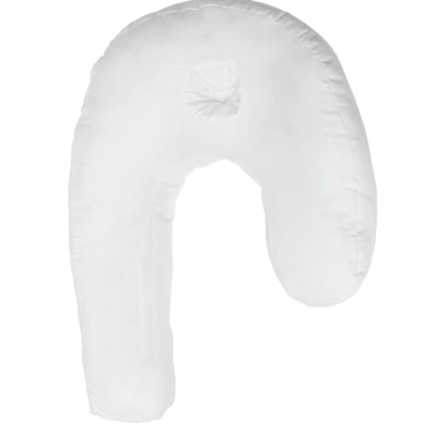 Perna alba din bumbac PP in forma de U sprijin cervical