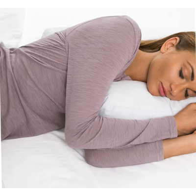 Perna alba din bumbac PP in forma de U sprijin cervical