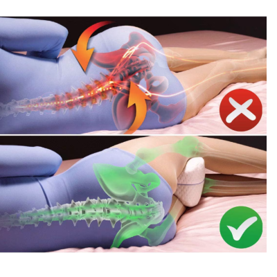 Perna din spuma cu memorie pentru picioare Leg Pillow