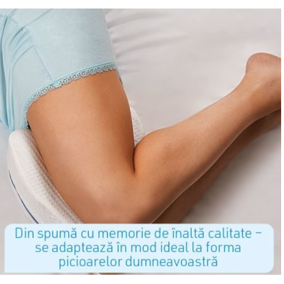 Perna din spuma cu memorie pentru picioare Leg Pillow