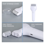 Pila electrica pentru calcai rotatie 360 Incarcare USB 2600 RPM