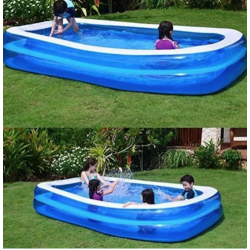 Piscina gonflabila pentru Adulti/Copii dimensiuni 200 x 150 x 50 cm Dreptunghiular