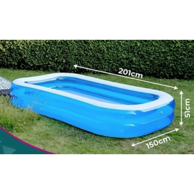 Piscina gonflabila pentru Adulti/Copii dimensiuni 200 x 150 x 50 cm Dreptunghiular