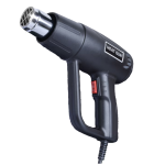 Pistol cu aer cald rezistent putere 2000 W temperatura intre 300 si 600 grade Negru