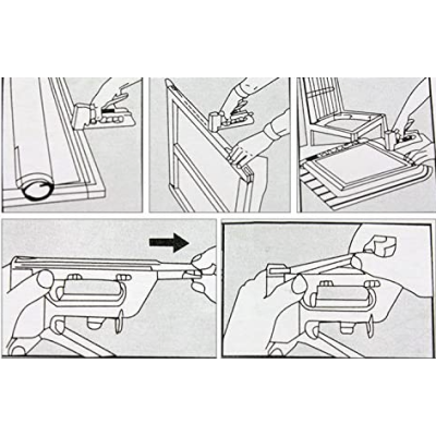 Pistol de capsat R23-1008F (tacker) capse nr 13/4-6-8mm