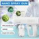Pistol de pulverizare K5 pentru dezinfectie, Incarcare USB, Nanotehnologie, Umidificare/Dezinfectare/Atomizare, 380ml