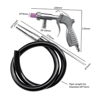 Pistol de sablat cu furtun de absortie si duza PSQ-12