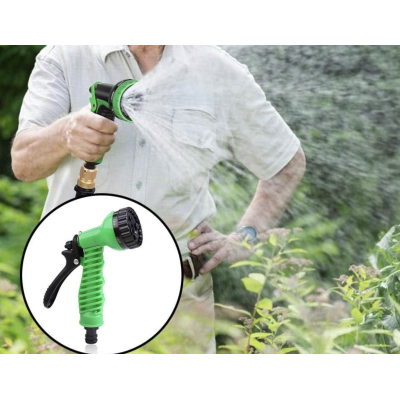 Pistol de stropit 7 moduri de udare material ABS fara scurgeri negru/verde