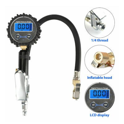 Pistol digital pentru umflat roti