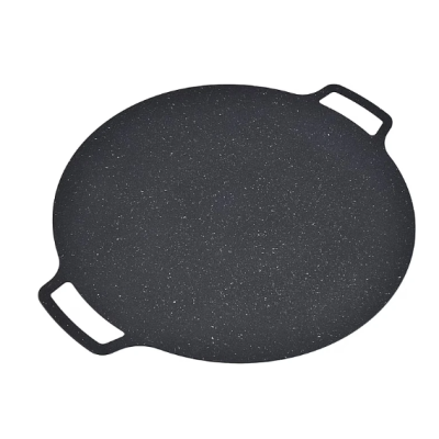Plita Japoneza rotunda cu manere placa grill antiaderenta diametrul 28 cm
