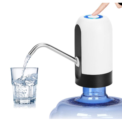 Pompa electrica LED pentru bidoane cu USB