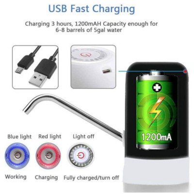 Pompa electrica pentru bidoane de apa