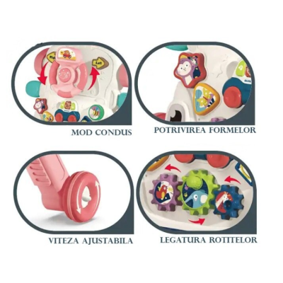 Premergator si antemergator multifunctional 6 in 1 pentru FETITE