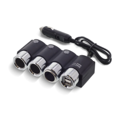 Priza Auto 12V  Olesson 1508 cu 5 intrari 120 W negru