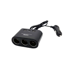 Priza auto 3 cai si USB 120W Olesson 1653