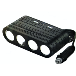 Priza auto 4 cai si USB 120W Olesson 1654