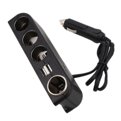 Priza auto No. 1525 cu 4 porturi de iesire si 2 USB